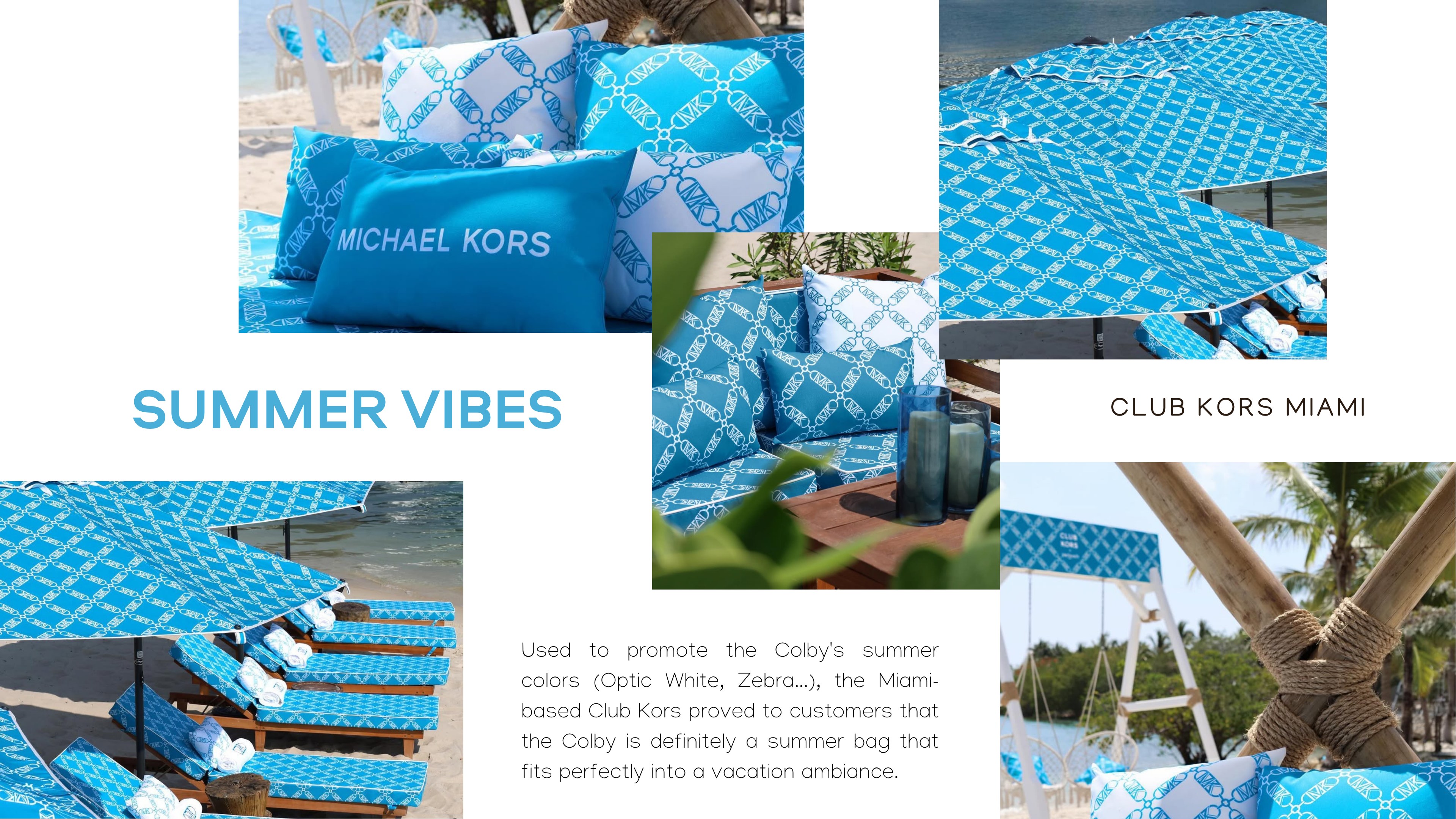 Slide Summer Vibes du module The Colby